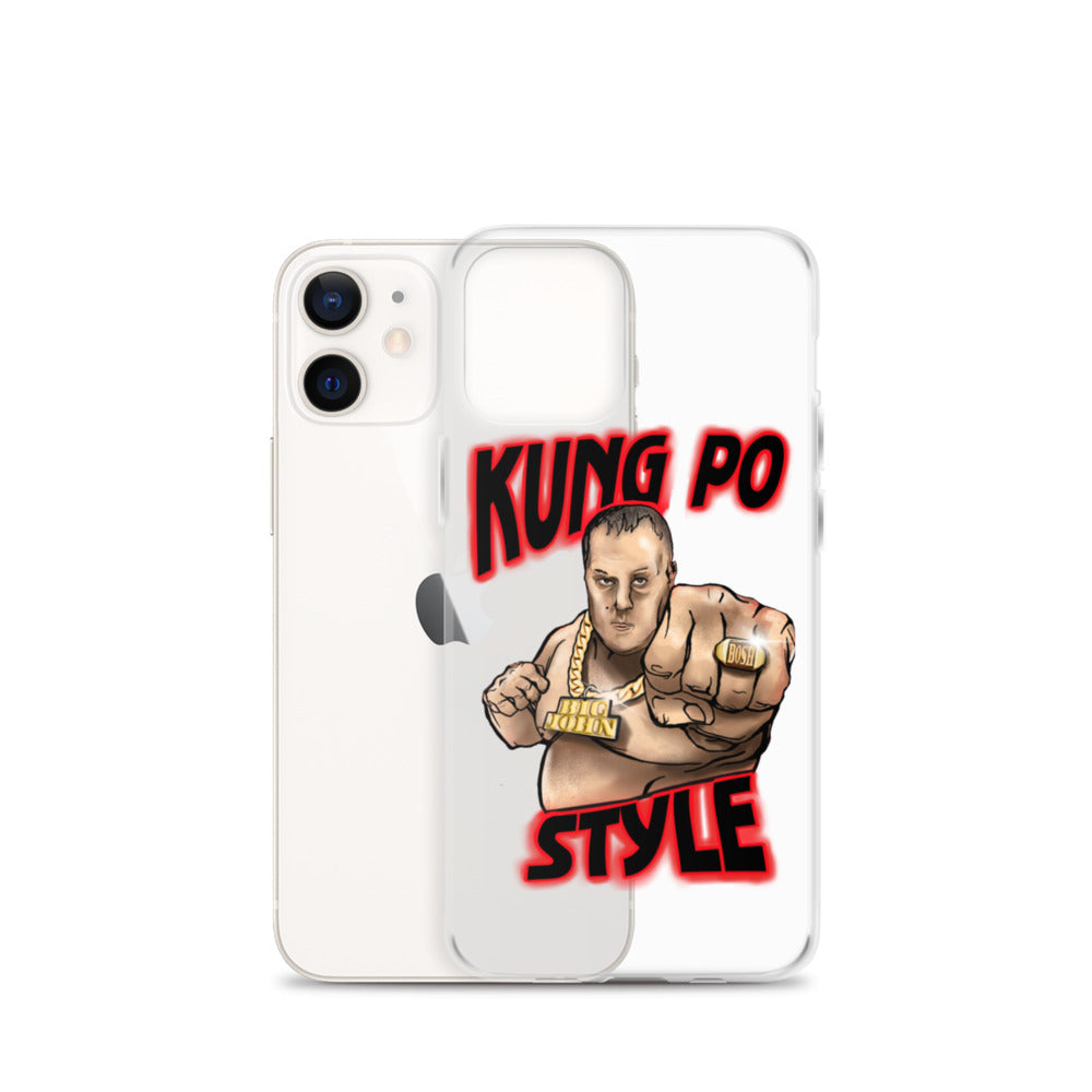 Big John Kung Po Style Clear Phone Case