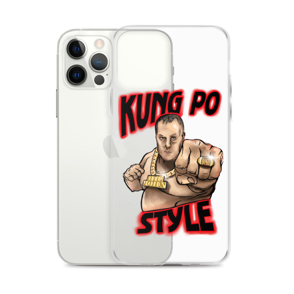 Big John Kung Po Style Clear Phone Case