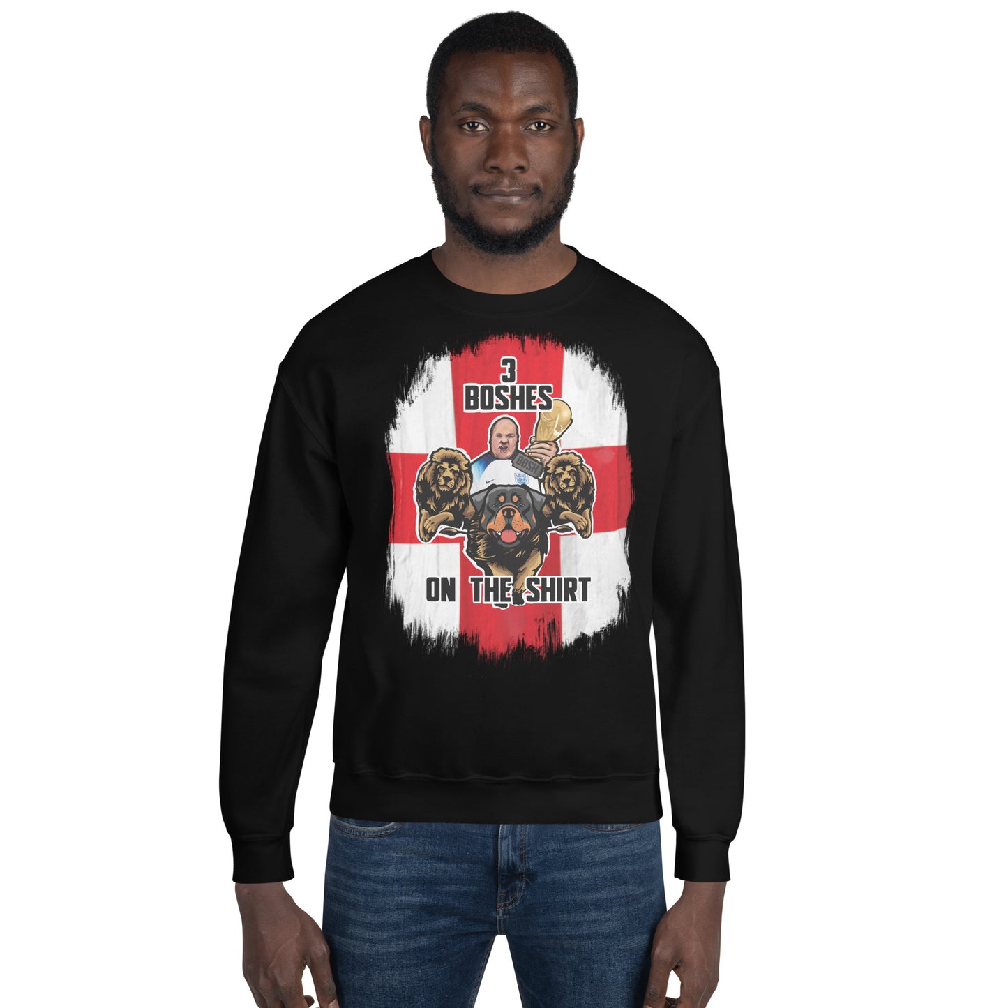 Big John '3 boshes on the shirt' England jumper