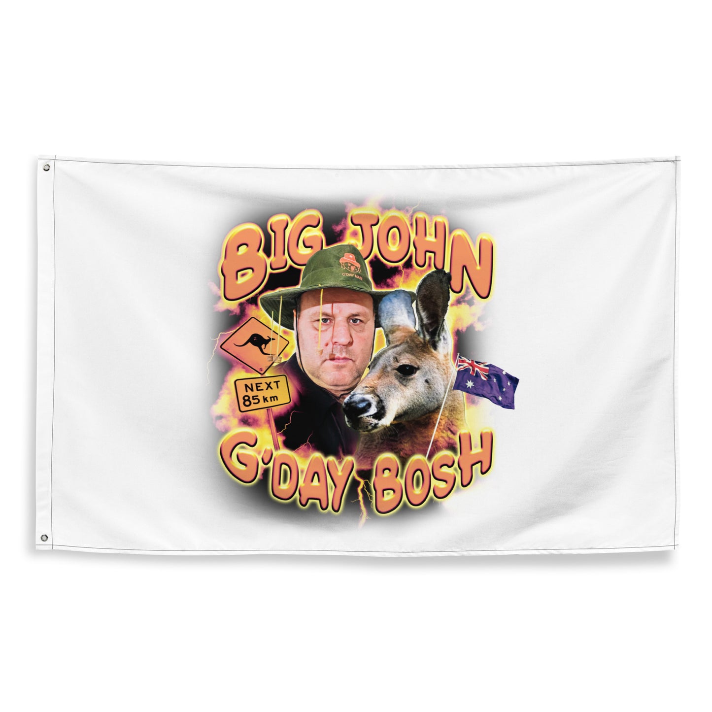 G'day Bosh Big John Flag