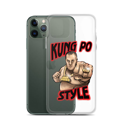 Big John Kung Po Style Clear Phone Case
